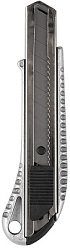 Нож концелярский PARK с автостопом, металлический корпус (104882)