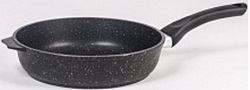 Сковорода АП МЕЧТА  ГРАНИТ Black 20 см (020802) (керам.частицы, съем.ручка),  (10)